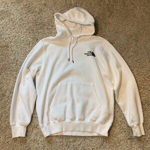 Men’s The North Face Box NSE White Pullover Hoodie Medium